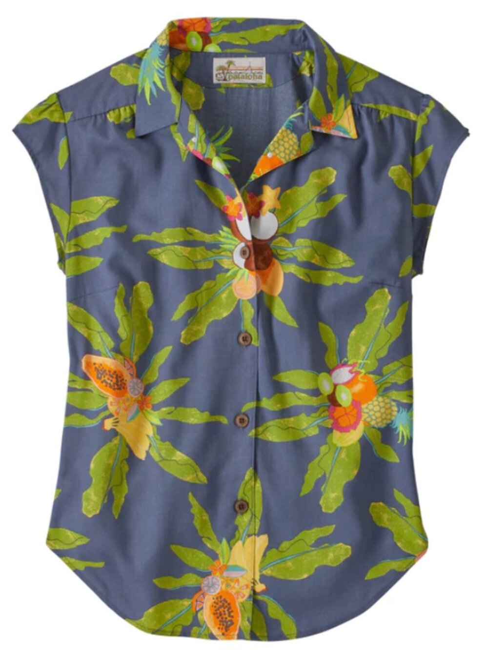 Patagonia® Women's Lightweight Pataloha® Shirt in Ka Loa'a Pono: Dolomomite Sz 8